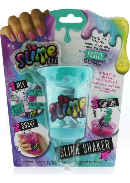 Pastel Yeşil Slime Shaker Rainbow Tekli Paket
