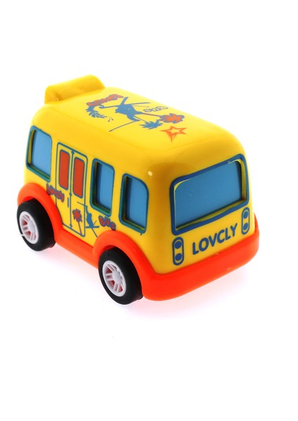Çek Bırak Mini Sevimli Sarı Otobüs modelleri