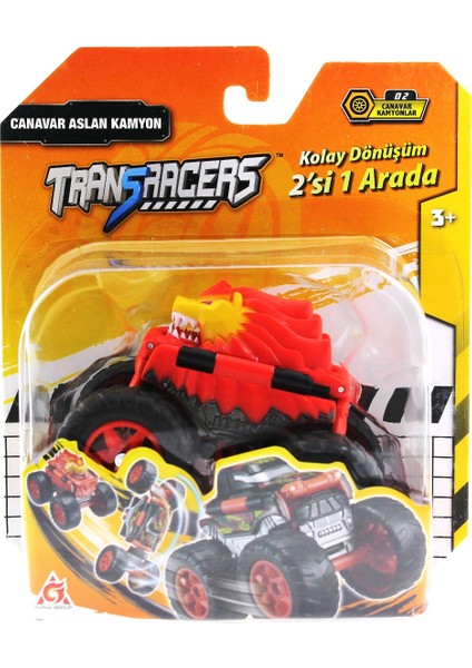 Transracers Dönüşen Araçlar Canavar Aslan / Kamyon