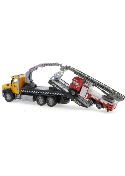 Die Cast Çek Bırak Vinçli Kurtarıcı ve Merdivenli Itfaiye Aracı indirimleri