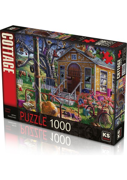 Ks Puzzle 1000 Parça Lonely House Yalnız Ev