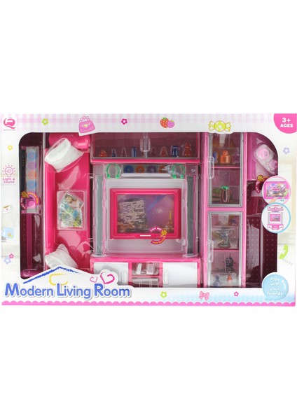 Modern Yaşam Oturma Odası Oyun Seti Sesli ve Işıklı modelleri