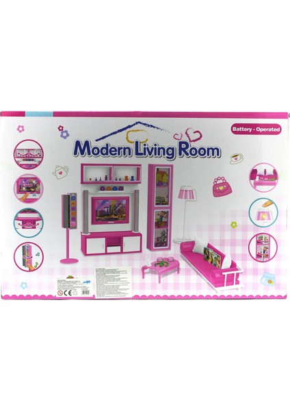 Modern Yaşam Oturma Odası Oyun Seti Sesli ve Işıklı indirimleri