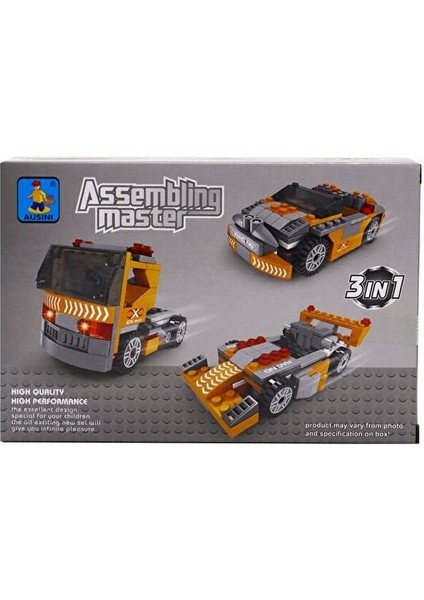 Ausini Assembling Master 135 Parça 3 In 1 Araçlar modelleri