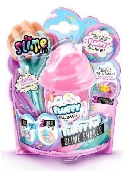 Fluffy Slime Marshmallow Dokulu Pembe