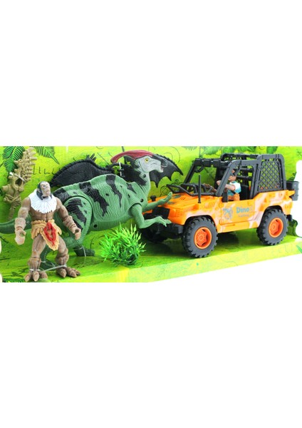 Dinozor Avcısı jeepli Oyun Seti fiyatları