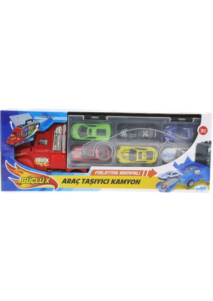 Fırlatma Rampalı Araç Taşıyıcı Kırmızı Kamyon indirimleri