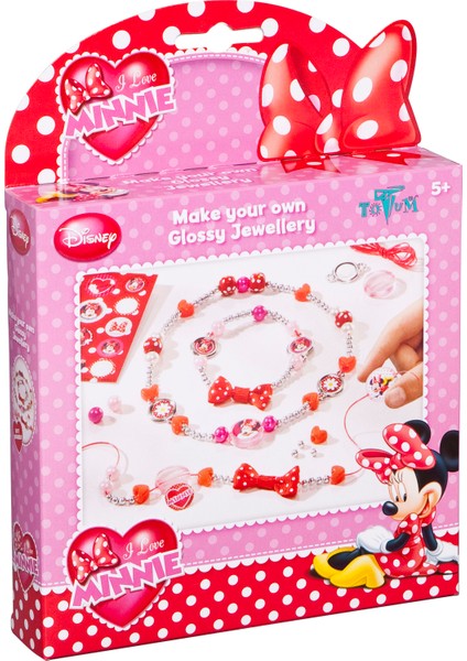 Disney Minnie Kolye-Bileklik Tasarım Seti