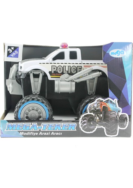 Sürtmeli Modifiye Dev Siyah Beyaz Polis Arazi Aracı fiyatları