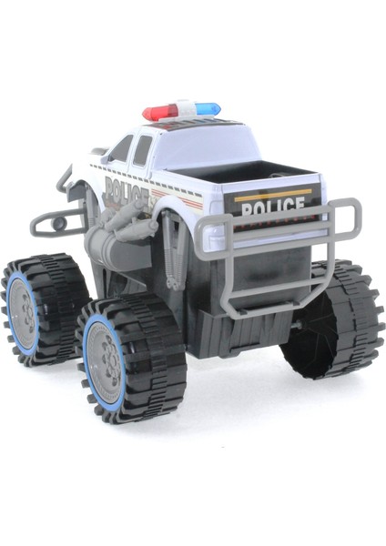 Sürtmeli Modifiye Dev Siyah Beyaz Polis Arazi Aracı fırsatları