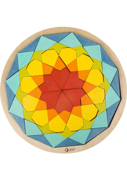Classic World Ahşap 3D Puzzle ve Mandala Bulmaca