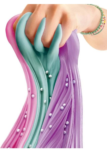 Fluffy Slime Marshmallow Dokulu Pembe