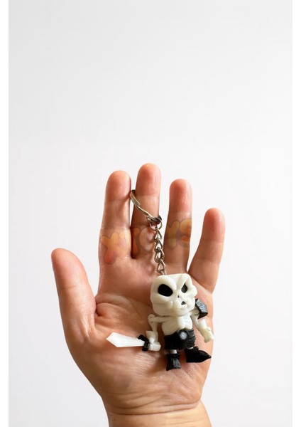 Bonez Kılıçlı Savaşçı Anahtarlık, Çanta Charmı ve Aksesuarı, Sevgiliye Hediye Halloween Oyuncak modelleri
