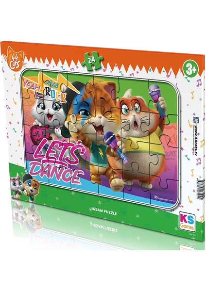 Ks Puzzle 24 Parça 44 Cat Frame Puzzle