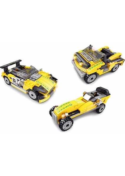 Ausini Assembling Master 170 Parça 3 In 1 Spor Arabalar