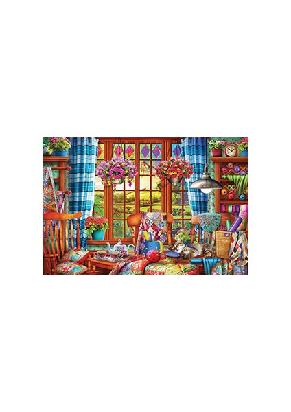 Ks Puzzle 1000 Parça Stitching Room Dikiş Odası fiyatları
