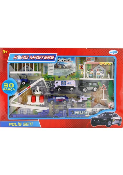 Asansörlü Metal Polis Seti JP6106