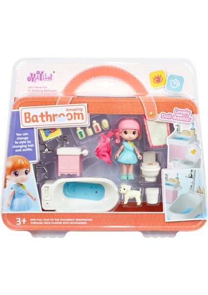 Sarı Saçlı Maylla'nın Banyo Keyfi Mini Oyun Seti