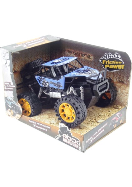Rock Crawler Metal Büyük Sürtmeli Arazi Aracı Mavi fiyatları
