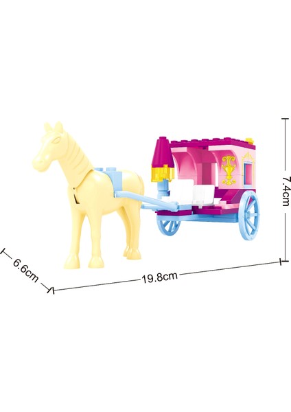 Ausini Fairland Girl 65 Parça Sarı Atlı Fayton fiyatları