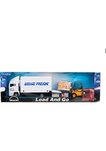 Man Beyaz Kamyon ve Forklift