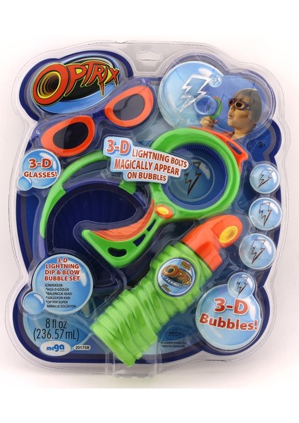 Optrix 3D Bubbles Set Şimşek Efektli 20175 D