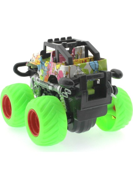 Die Cast Off Road Dev Yeşil Teker Araba indirimleri