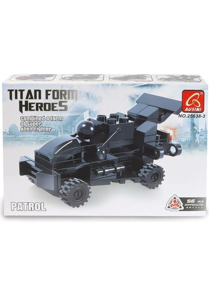 Ausini Titan Form Heroes-3 Patrol 56 Parça