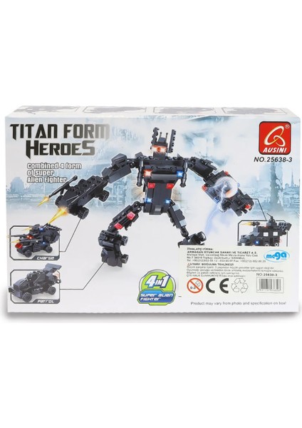 Ausini Titan Form Heroes-3 Patrol 56 Parça fırsatları
