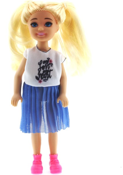 Baonier Mavi Etekli 14 cm Sarışın Tekli Kız Bebek modelleri