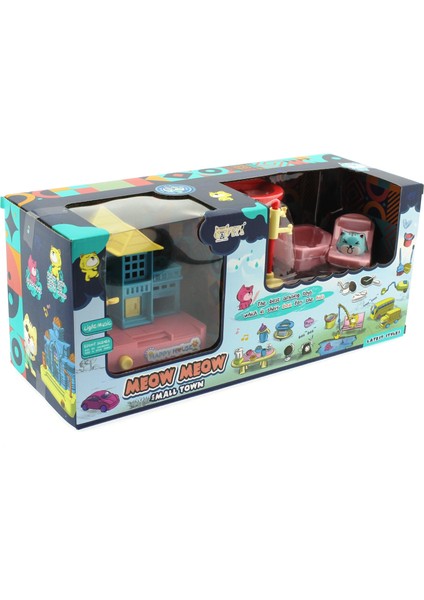 Kedi Şehri Ev ve Banyo Oyun Seti modelleri