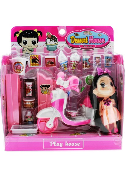 Vespalı Dondurmacı Kız Oyun Seti fiyatları