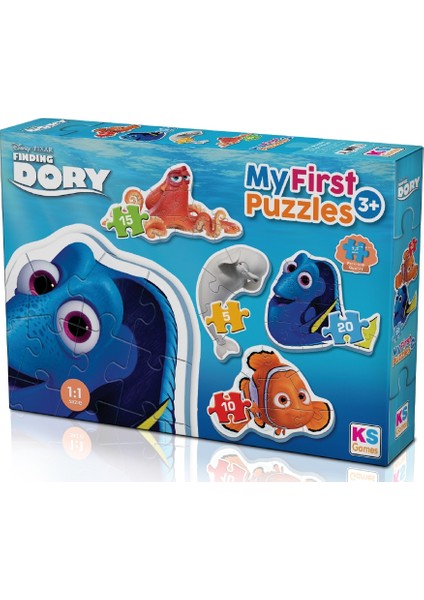 Ks Baby Puzzle Dory My First Puzzle 4 In 1 Çerçevesiz