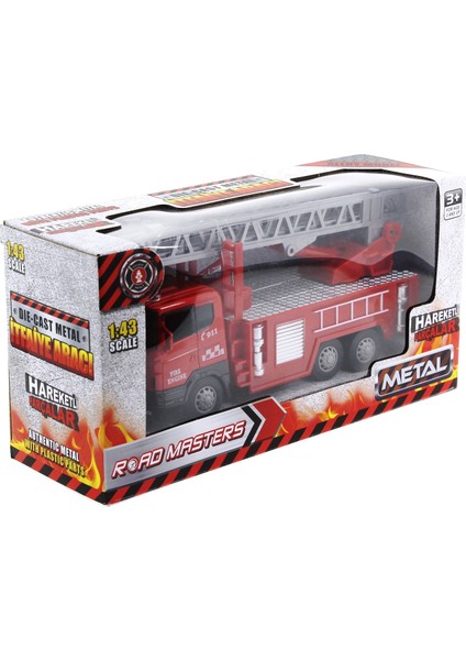 Die Cast Sürtmeli Merdivenli Itfaiye Aracı
