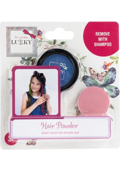 Lukky Süngerli Saç Tebeşiri Mavi