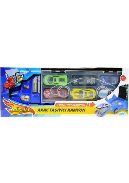 Fırlatma Rampalı Araç Taşıyıcı Mavi Kamyon indirimleri