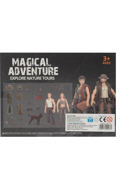 Kadın Erkek Figürlü Aslanlı ve Aksesuarlı Oyun Seti indirimleri