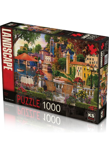 Ks Puzzle 1000 Parça Italian Coast Italyan Sahili