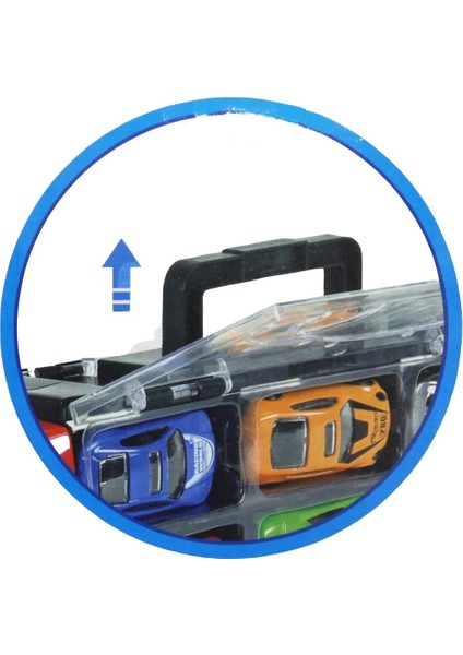 Taşınabilir Die Cast Metal Araçlı Kamyon