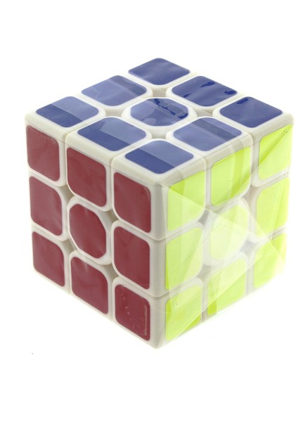 Beyaz Zemin Üzeri Renkli Zeka Küpü 3X3X3-5,6 cm