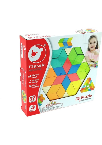 Classic World Ahşap 3D Puzzle indirimleri