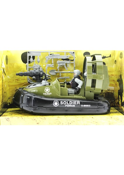 Combat Force Figür ve Hovercraft modelleri