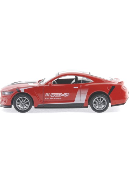 Die Cast Çek Bırak Metal Kırmızı Yarış Arabası