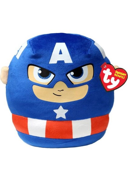 Ty Squishy Beanies Kaptan Amerika Yastık 25 cm