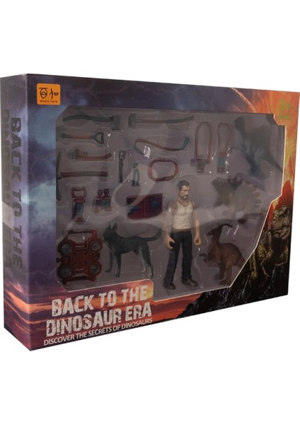 Erkek Figürlü 3 Dinozorlu ve Aksesuarlı Oyun Seti fiyatları