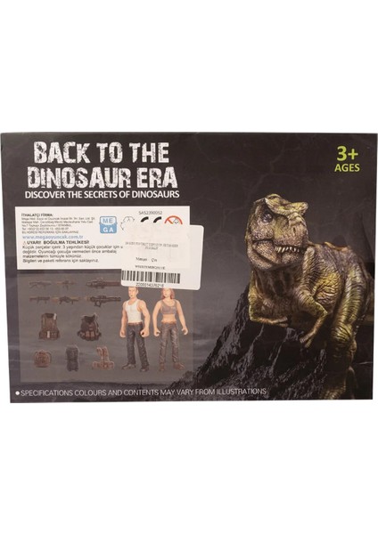 Erkek Figürlü 3 Dinozorlu ve Aksesuarlı Oyun Seti modelleri