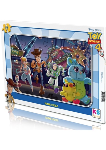Ks Puzzle 24 Parça Toy Stoty Frame Puzzle