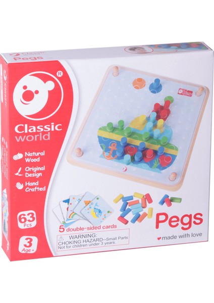 Classic World Ahşap Pim Bulmacası