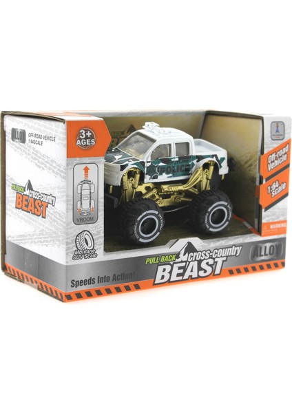 Çek Bırak Mini Off Road Beyaz Polis Aracı fiyatları