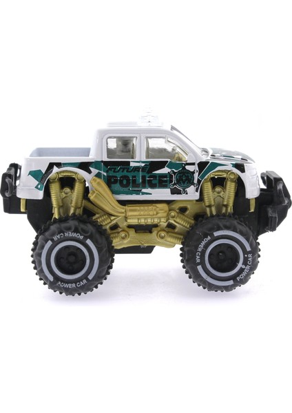 Çek Bırak Mini Off Road Beyaz Polis Aracı fırsatları
